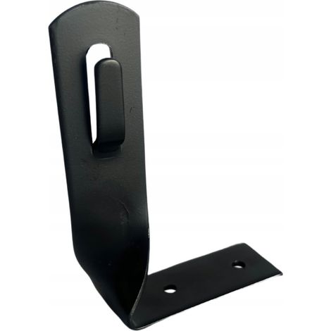 Support de protection angulaire contre la foudre pour toiture H - 70 mm ZZ torsadé NOIR (1/2)