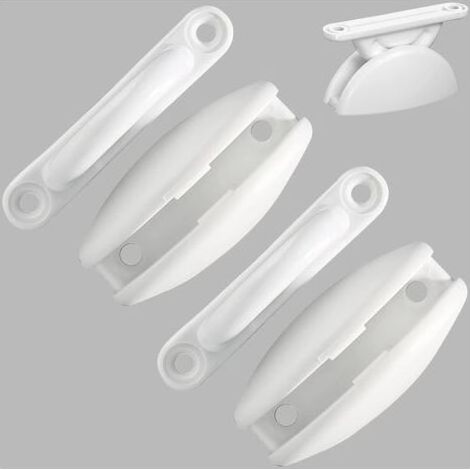 2 pièces Arrêt de Porte de Caravane,Retenue Porte pour Caravanes,Camping Cars(Accessoires 8 Vis) (1/5)