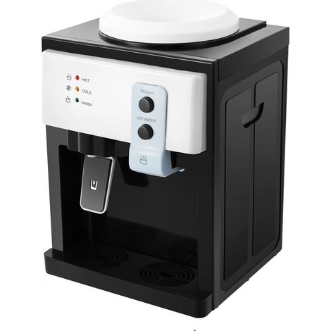 Distributore elettrico di acqua calda e fredda, potenza di riscaldamento 500W, potenza di raffreddamento 75W, design compatto. (1/2)