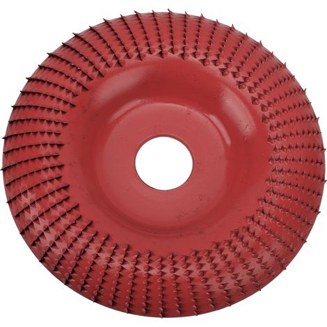Disque de ponçage pour bois rouge, meule de façonnage robuste, plateau de polissage stable sans déformation, accessoire de travail du bois (1/5)