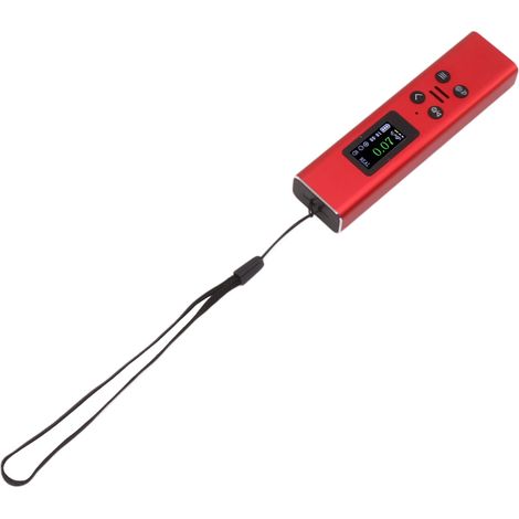 Détecteur de rayonnement nucléaire rouge, compteur Geiger avec alarme de dose radioactive, moniteur de rayons X et testeur de marbre, alimentation DC5V (1/5)