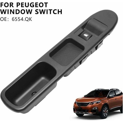 Interrupteur de vitre électrique droit avant pour Peugeot 207 – Compatible 6 broches, montage direct, qualité automobile (1/4)