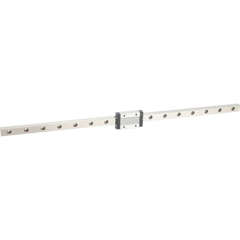 Glissière linéaire miniature MGN12H 400mm, guide de précision 12mm pour équipements d'automatisation, coulisseau à billes, rail de glissement compact pour machines CNC et impression 3D. (1/5)