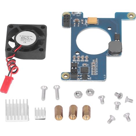 Nouveau module de contrôle réseau PoE Raspberry Pi 4B 3B+3B 2B (1/5)