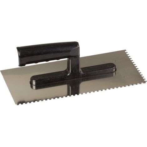 Outil du carreleur mega 270x130 mm acier inoxydable dents 12x12 mm