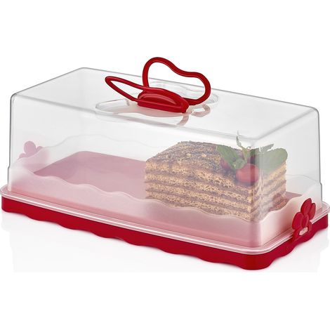 Herzberg HG-L575: Baton Cake Dome Rojo (1/5)