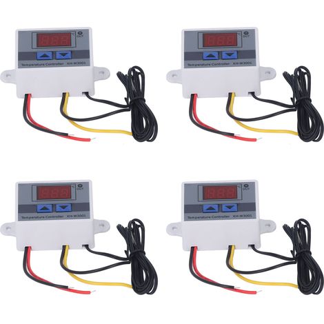 Régulateur de température numérique (lot de 4) -50 °C à 110 °C - 110-220 V - 1500 W (1/5)