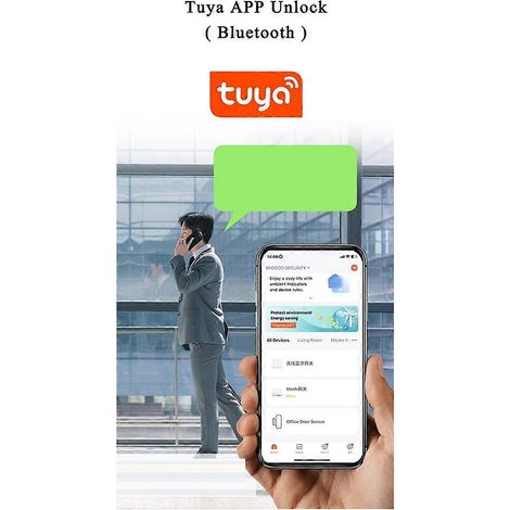 Tuya SmartLife APP Intelligenter Fingerabdruck-Schrankschubladen-Silber L30mm--
