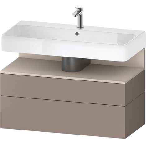 Duravit Collection One Meuble sous-lavabo, 1 tiroir et 1 tiroir,