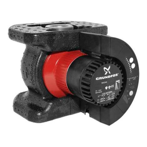 Grundfos Magna 25-60 N 180 mm Edelstahl 96943226 Energiesparpumpe