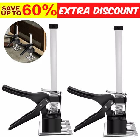 Pair Labor Saving Arm Cabinet Drywall Lift Hand Tool Jack Cabinet Board Lifter (1/5)