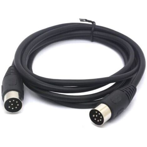 Tomost Câble d'extension MIDI 8 broches mâle vers mâle pour Bang et Olufsen B&O PowerLink BeoLab (1,5 m) (1/4)