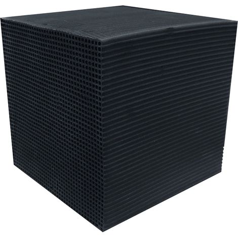 Filtre À Charbon Actif - Cube Purificateur D'Eau Pour Aquarium Et Bassin - 10x10x5 cm Ou 10x10x10 cm - Noir - 1 Pièce (1/5)