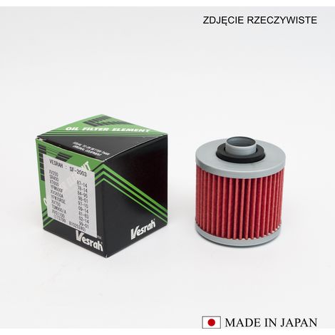 FILTRO DE ACEITE VESRAH HF145 (FABRICADO EN JAPÓN)