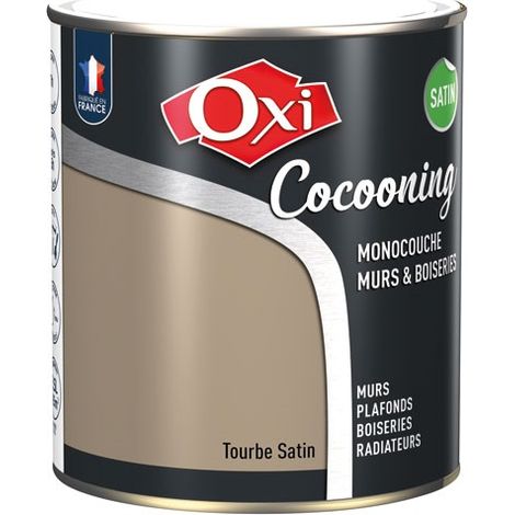 murs bois satin tourbe 2.5l - oxi