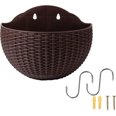 Jardinières suspendues d'extérieur génériques, panier mural, pot de fleurs, support pour plantes (1/5)