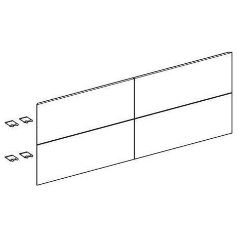 Geberit 245156001 Set Schubl.-Frt für ONE US, 4 Schubl. (1/2)