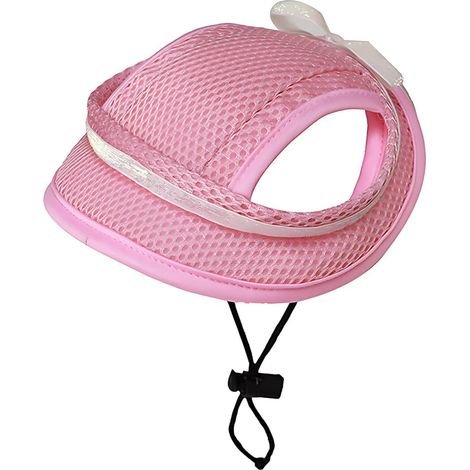 1 article - Casquette de baseball réglable - Avec trous pour oreilles - Pour chiots et animaux de compagnie - Respirante - Avec (1/5)