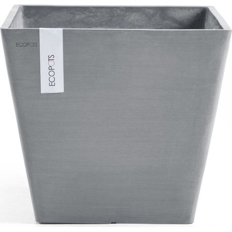 Ecopots Rotterdam 50 Blumentopf - L 50 cm x B 50 cm x H 43,5 cm - Innen- und Außenbereich