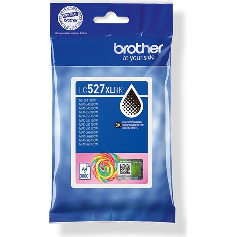 Brother LC527XLBK Druckerpatrone 1 Stück(e) Original Hohe (XL-) Ausbeute Schwarz