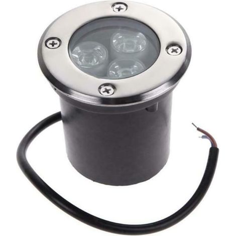 TrAdE Shop Traesio - Faretto Led Segnapassi Watt Giardino Ip65 Calpestabile Per Esterno Impermeabile - -Bianco Freddo-3 Watt (1/3)