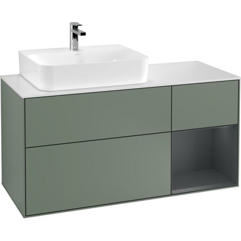 Villeroy & Boch F151HGGM Meuble sous-lavabo Finion F15