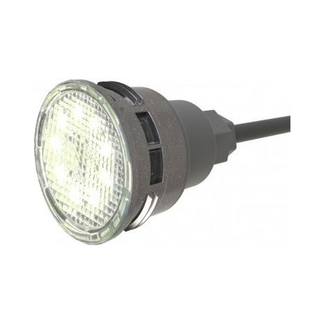 Ccei – Mini projecteur LED blanc 7W – Éclairage de piscine – Économie d'énergie – Installation facile sur refoulement
