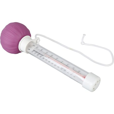 Thermomètre flottant décoratif et précis pour piscine, en forme d'oignon, mesurant la température de l'eau. (1/5)