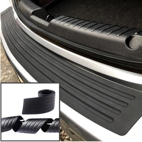 90x8cm - Adesivo protettivo per paraurti posteriore auto, striscia di gomma, per bagagliaio, accessori per auto (1/4)