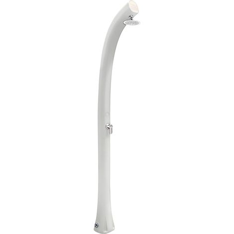 Doccia Solare da Esterno Giardino 26L Miscelatore Arkema New Happy Bianco (1/5)