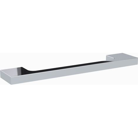 Furniture Handle Slimline Square D Shape Handle, 152mm (128mm Centres) - Chrome