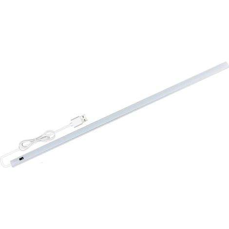 Lampe de bureau LED USB 5V avec interrupteur à détecteur de mouvement, éclairage sous meuble/cuisine, 50 cm, lumière chaude (1/5)