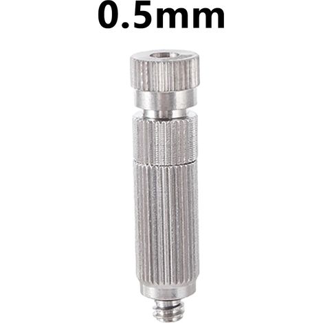 (Filtre de 0,5 mm) Lot de 10 buses de brumisation haute pression pour brumisateur, brumisateur, brumisateur, brumisateur pour arrosage, humidification, désinfection et refroidissement des espaces vert (1/5)