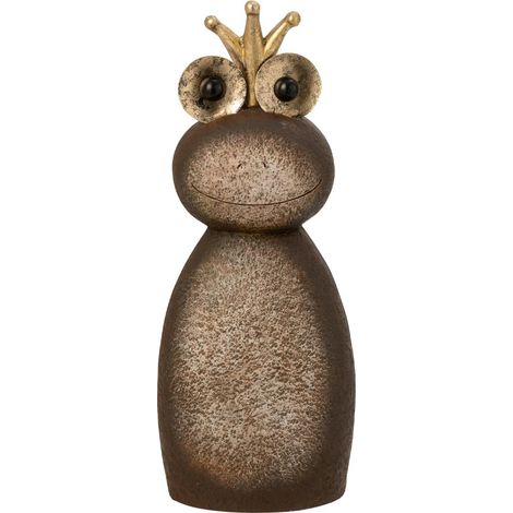 Statue Grenouille "Couronne" 60cm Marron (1/5)