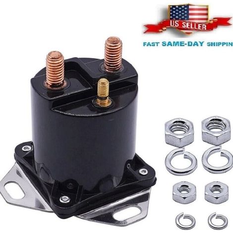 Relais électromagnétique de démarrage robuste à 3 bornes 12 V 725-3001 925-3001 pour tondeuses à gazon (1/5)