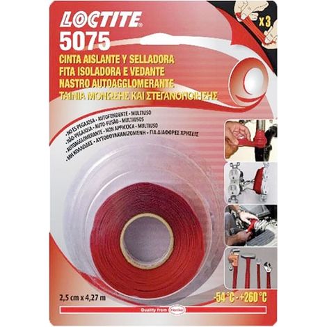 LOCTITE 5075 2,5 cm x 4,27 mt super nastro isolante e sigillante multiuso 1460869