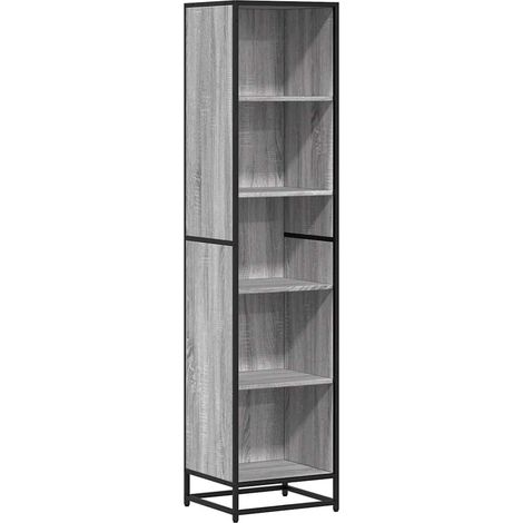 Maison Exclusive - Libreria Grigio Sonoma 40x35x170,5 cm in Legno Multistrato