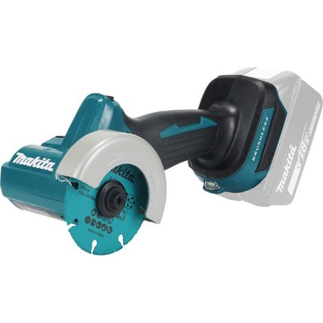 Makita – Meuleuse compacte 18V LXT 76 mm – Moteur Brushless – Technologie XPT pour conditions difficiles – Frein électrique – Coupe nette sur tôles fines