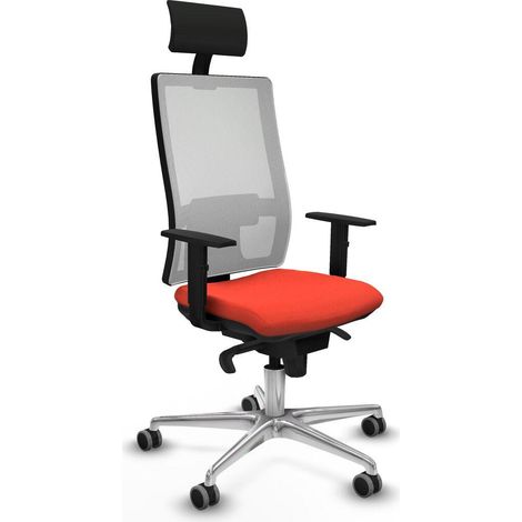 Piqueras y Crespo 1D086G1 chaise bureau orange foncé