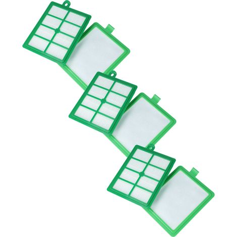 vhbw Lot de 6 filtres compatible avec Philips FC8031, Specialist, Performer, Jewel, Marathon aspirateur (filtre HEPA, microfiltre) (1/4)