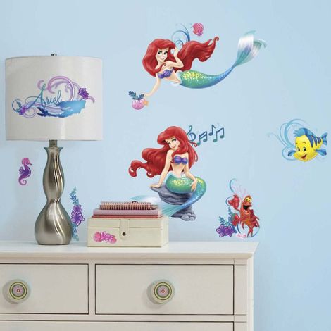 43 Stickers géant Ariel La Petite Sirène Disney