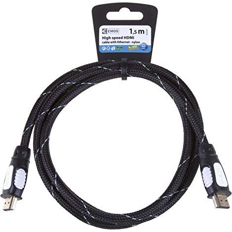 Cavo HDMI Emos SL0301 da 1,5 m, tipo A (standard), nero, 1 pz. (1/4)
