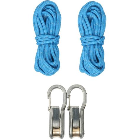 Paquet de 2 Cordes avec tendeur à Rouleau pour Une Attache Facile et sécurisée, Corde à Boucle rétractable Robuste (1/5)