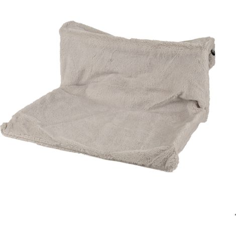 Hamac de radiateur pour chat Chill gris en peluche (1/4)