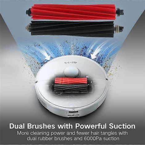 Brosse rotative pour aspirateur, filtre HEPA, sac pour balai à franges (1/5)