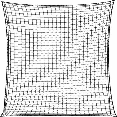 Anhängernetz mit Gummiseil Schwarz 3x3 m PP (1/5)