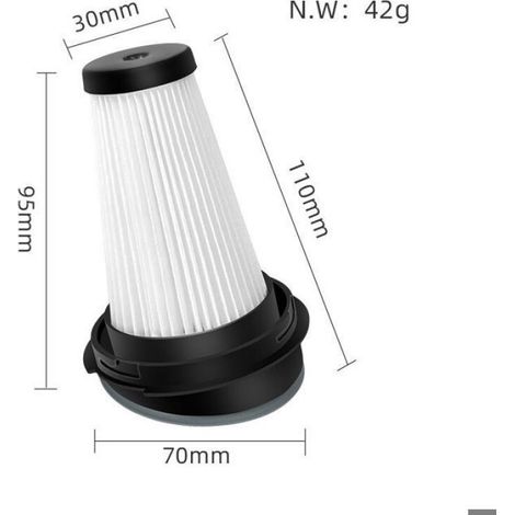 Filtre Aspirateur - HEPA Lavable - Compatible Rowenta X-Pert 160 RH72 et X-Pert 3 60 RH6933WO RH6973WO RH6985WO RH7221WO RH7233WO RH7272 - Lot de 2 (1/5)