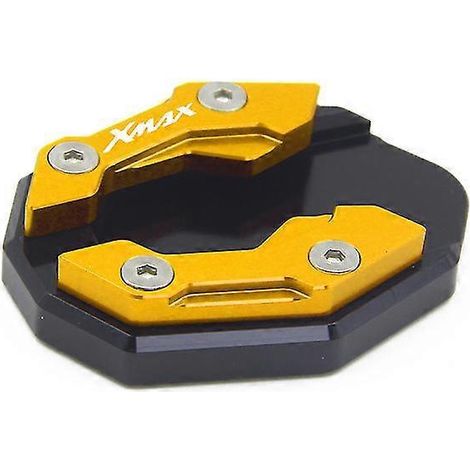 CNC-Motorrad-Seitenständer-Verlängerungsplatte für Yamaha Nmax 155, Xmax 300 und MT15 (2015–2021) – Gold-XMAX