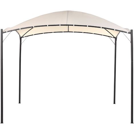 Gazebo VOMERO Metal 305 cm 305 cm Beige