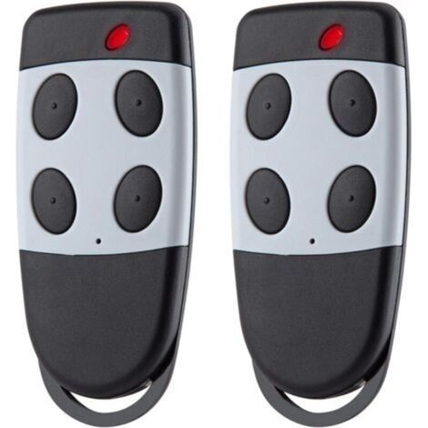 Lot de 2 télécommandes d'ouvre-porte de garage 433,92 MHz compatibles avec CARDIN S449 QZ4 et S449 QZ2